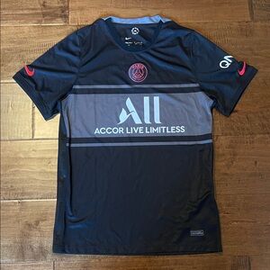 Paris Saint-Germain PSG 2021/2022 Third Gray Soccer Football Jersey - Men’s XL